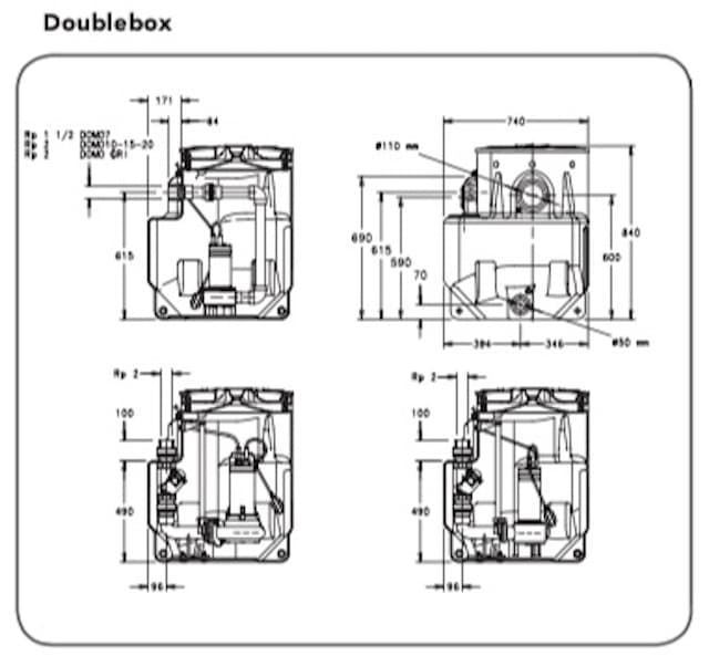 Drenobox 600 litros doble - Imagen 2